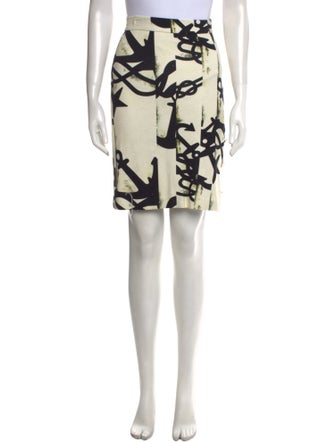 Max Mara Printed Knee-Length Skirt