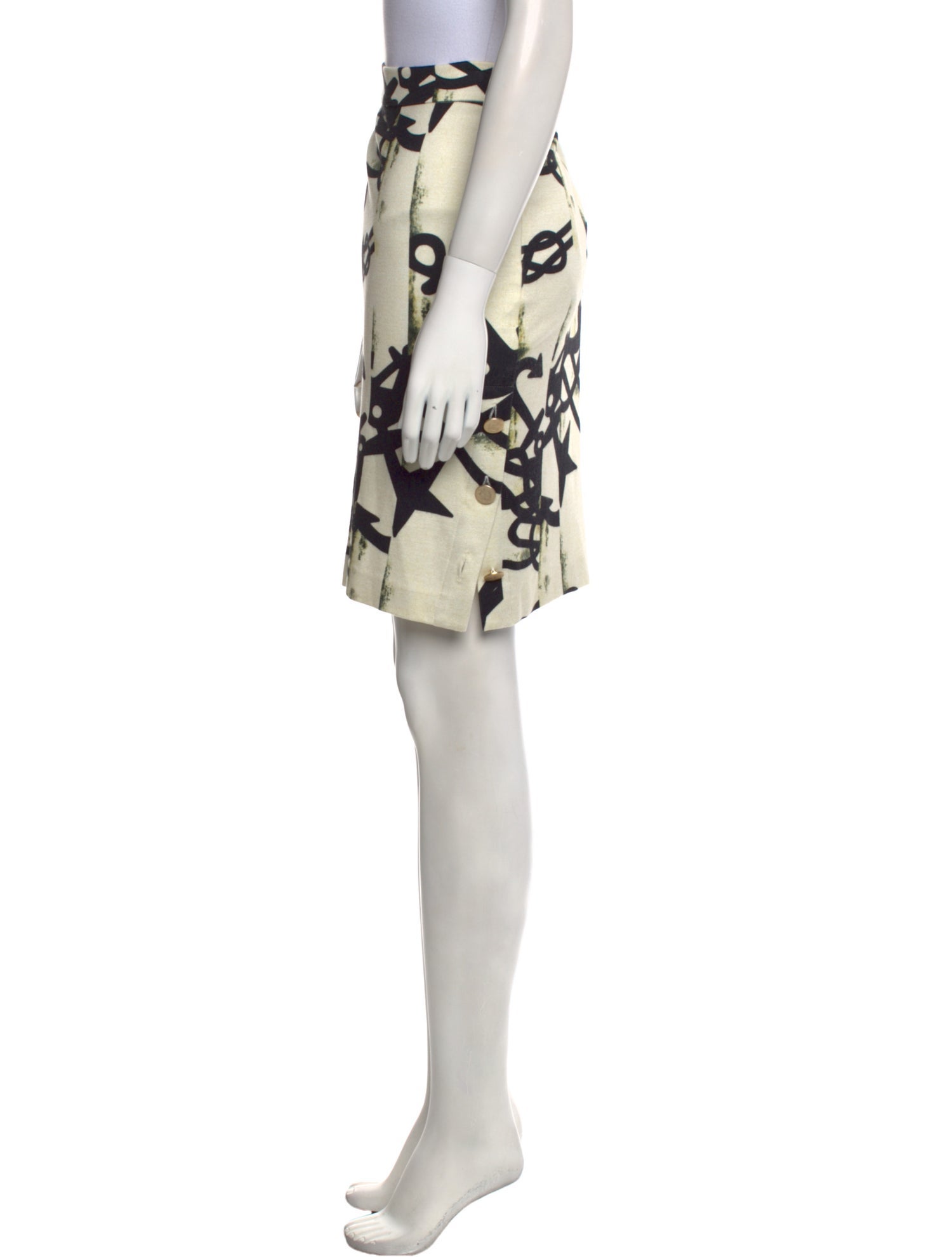 Max Mara Printed Knee-Length Skirt