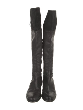 Max Mara Leather Riding Boots