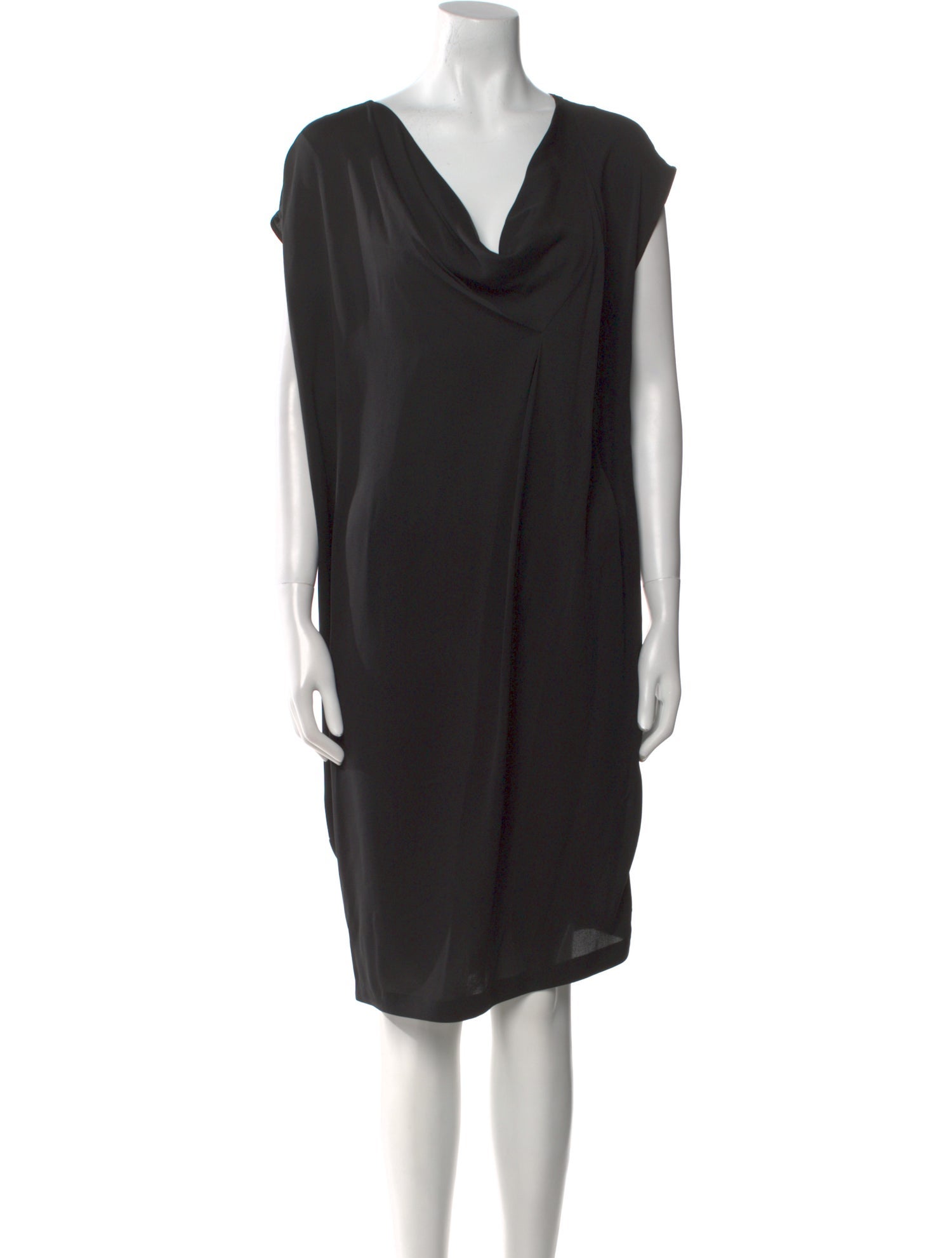 Max Mara Cowl Neck Midi Length Dress