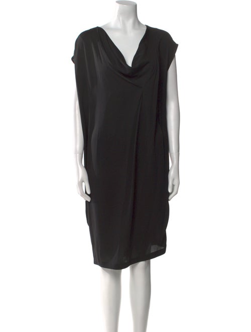 Max Mara Cowl Neck Midi Length Dress