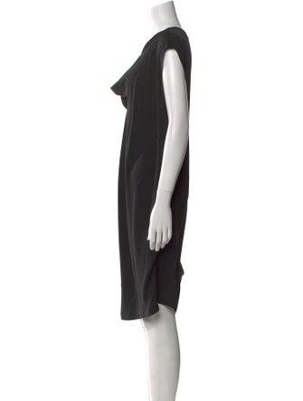 Max Mara Cowl Neck Midi Length Dress