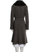 Max Mara Virgin Wool Colorblock Pattern Evening Jacket