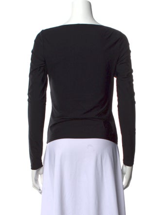 Max Mara V-Neck Long Sleeve Top