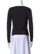 Max Mara V-Neck Long Sleeve Top