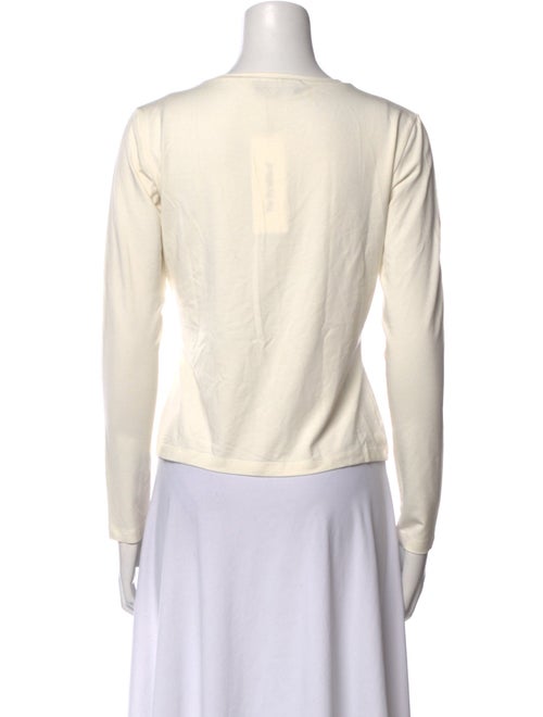 Max Mara Bateau Neckline Long Sleeve Top