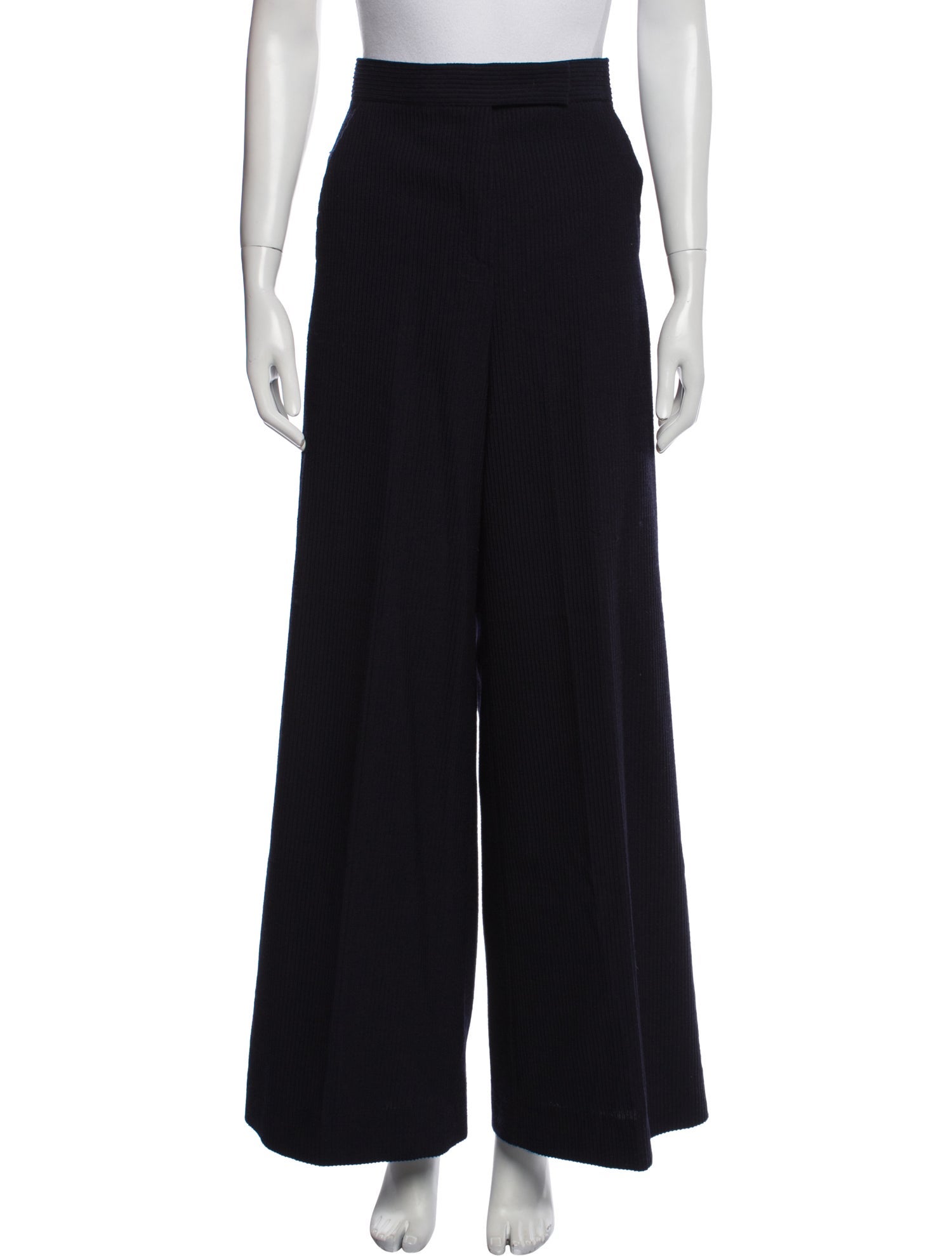 Max Mara Virgin Wool Wide Leg Pants