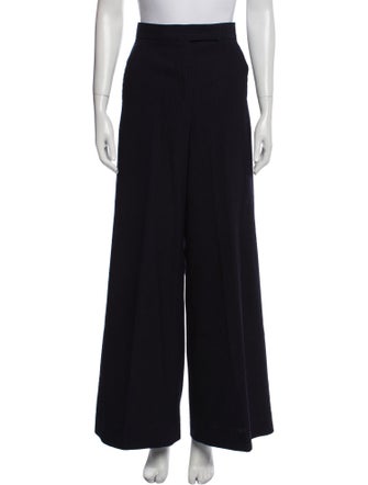 Max Mara Virgin Wool Wide Leg Pants
