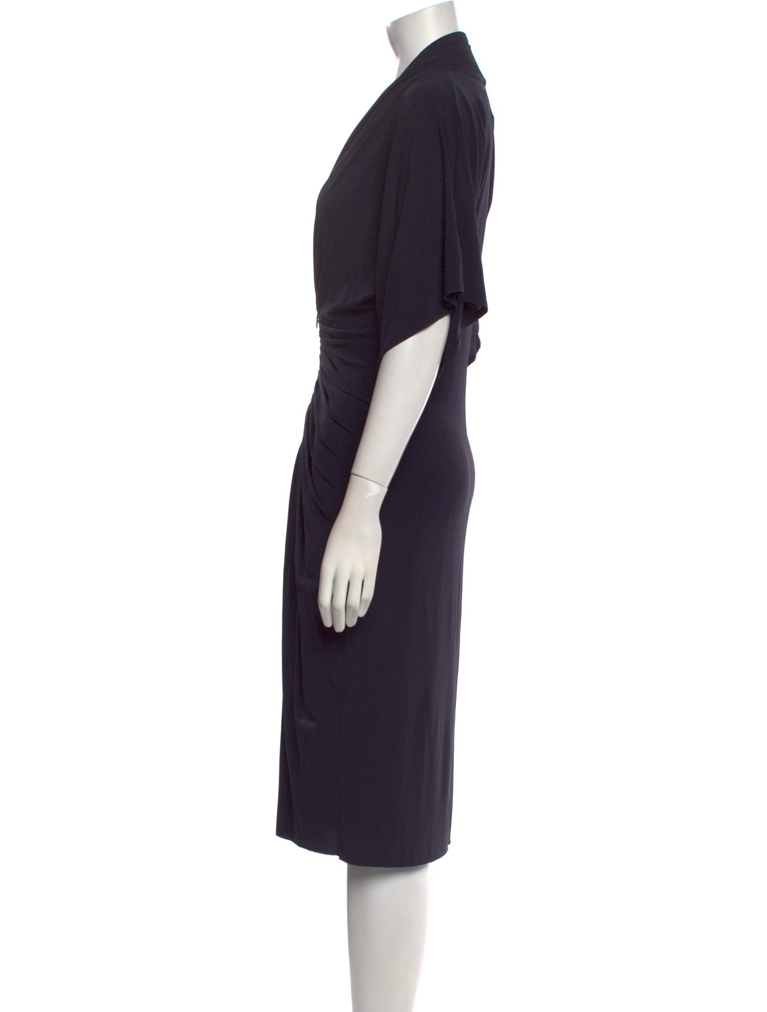 Max Mara V-Neck Mini Dress