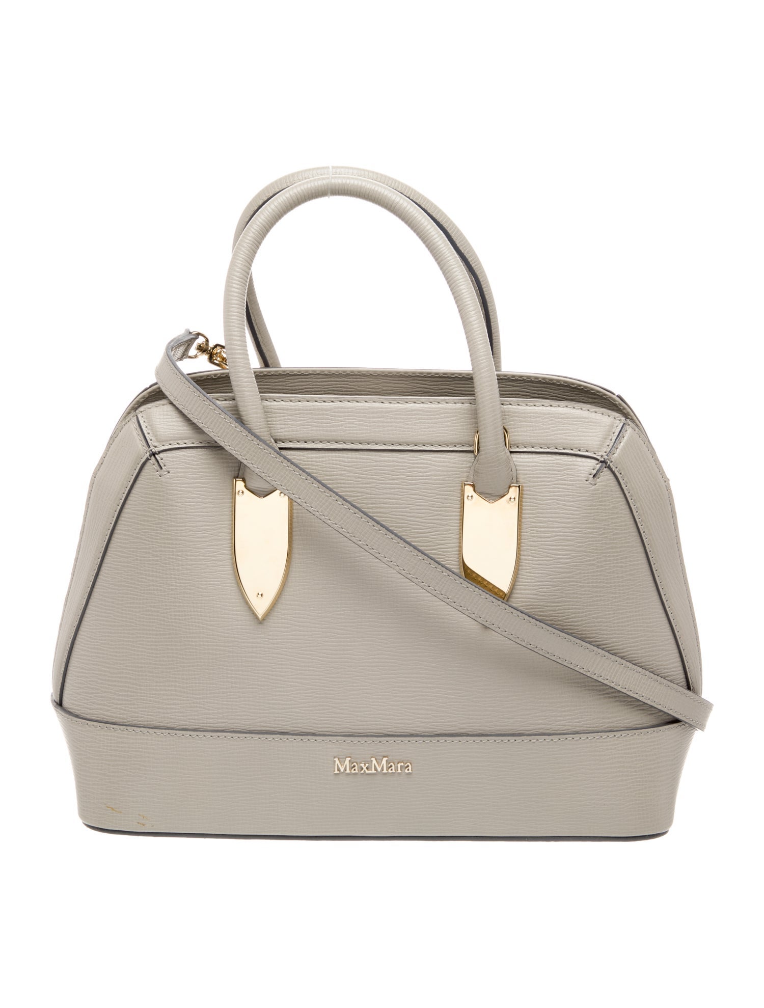Max Mara Leather Top Handle Bag
