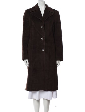 Max Mara Virgin Wool Faux Fur Coat