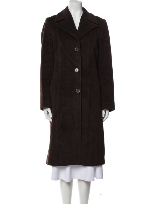 Max Mara Virgin Wool Faux Fur Coat