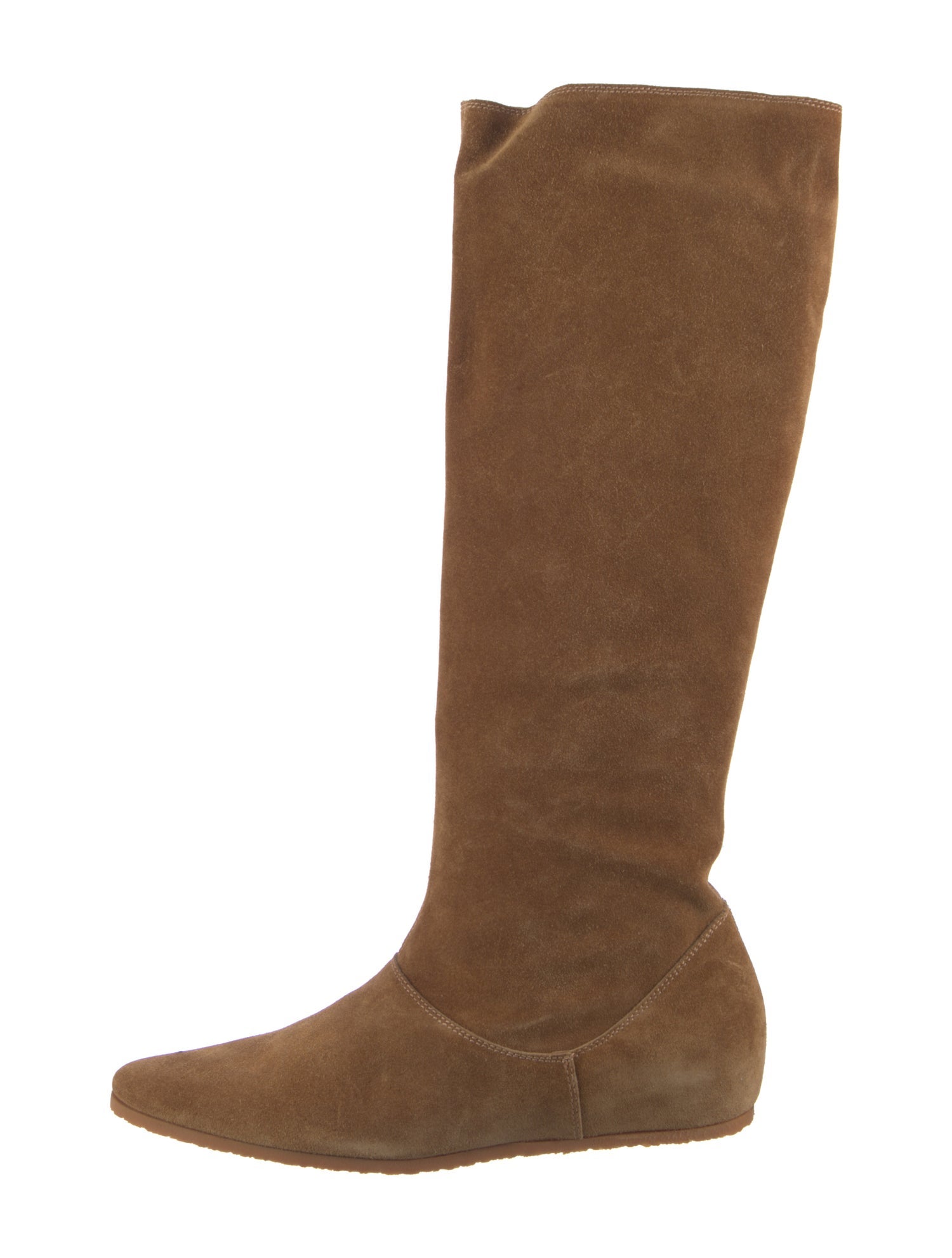 Max Mara Suede Riding Boots