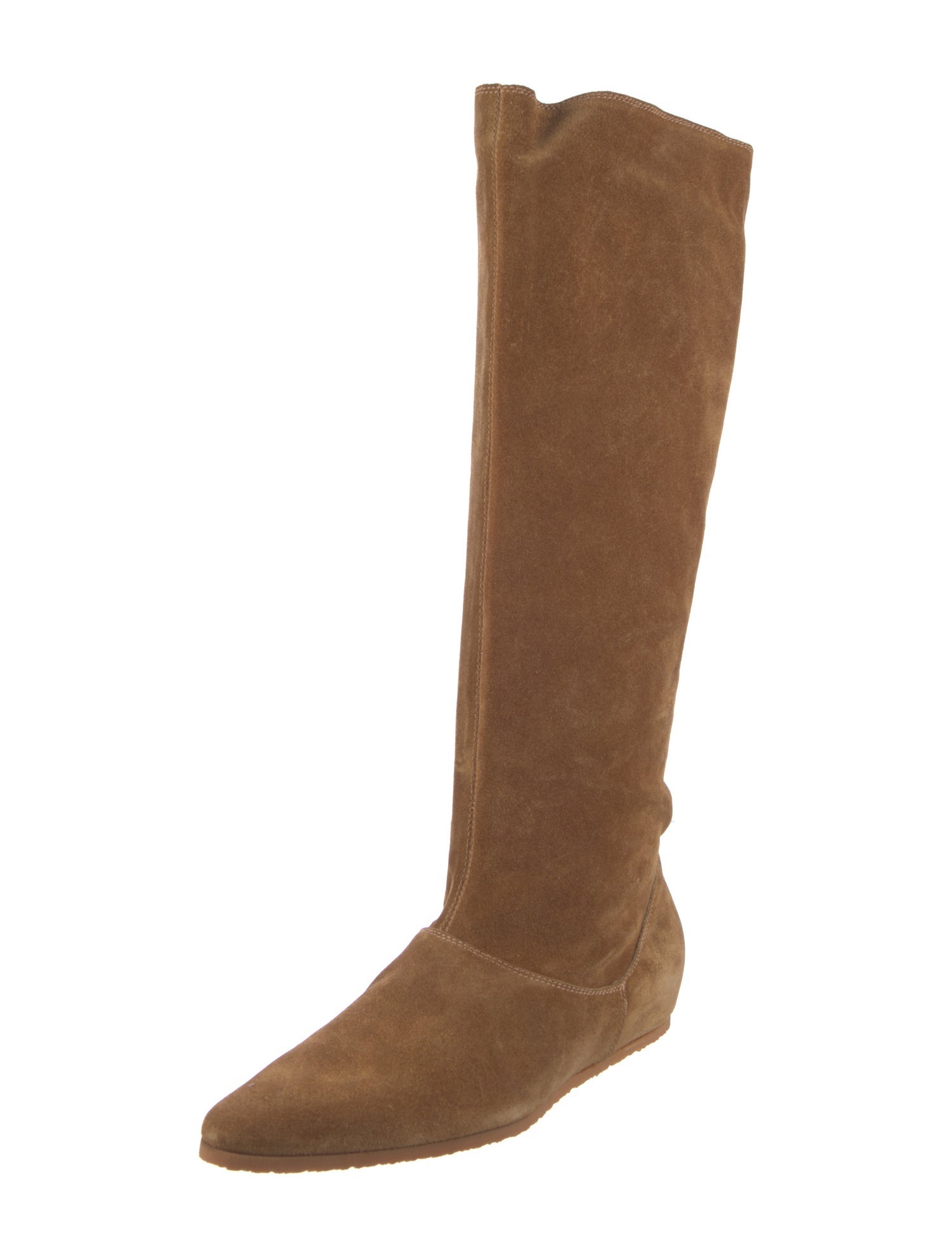 Max Mara Suede Riding Boots