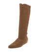 Max Mara Suede Riding Boots