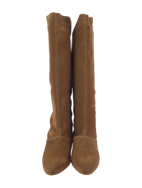 Max Mara Suede Riding Boots