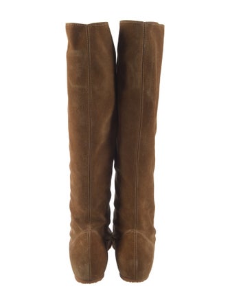 Max Mara Suede Riding Boots