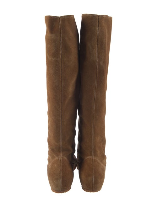 Max Mara Suede Riding Boots