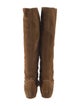 Max Mara Suede Riding Boots