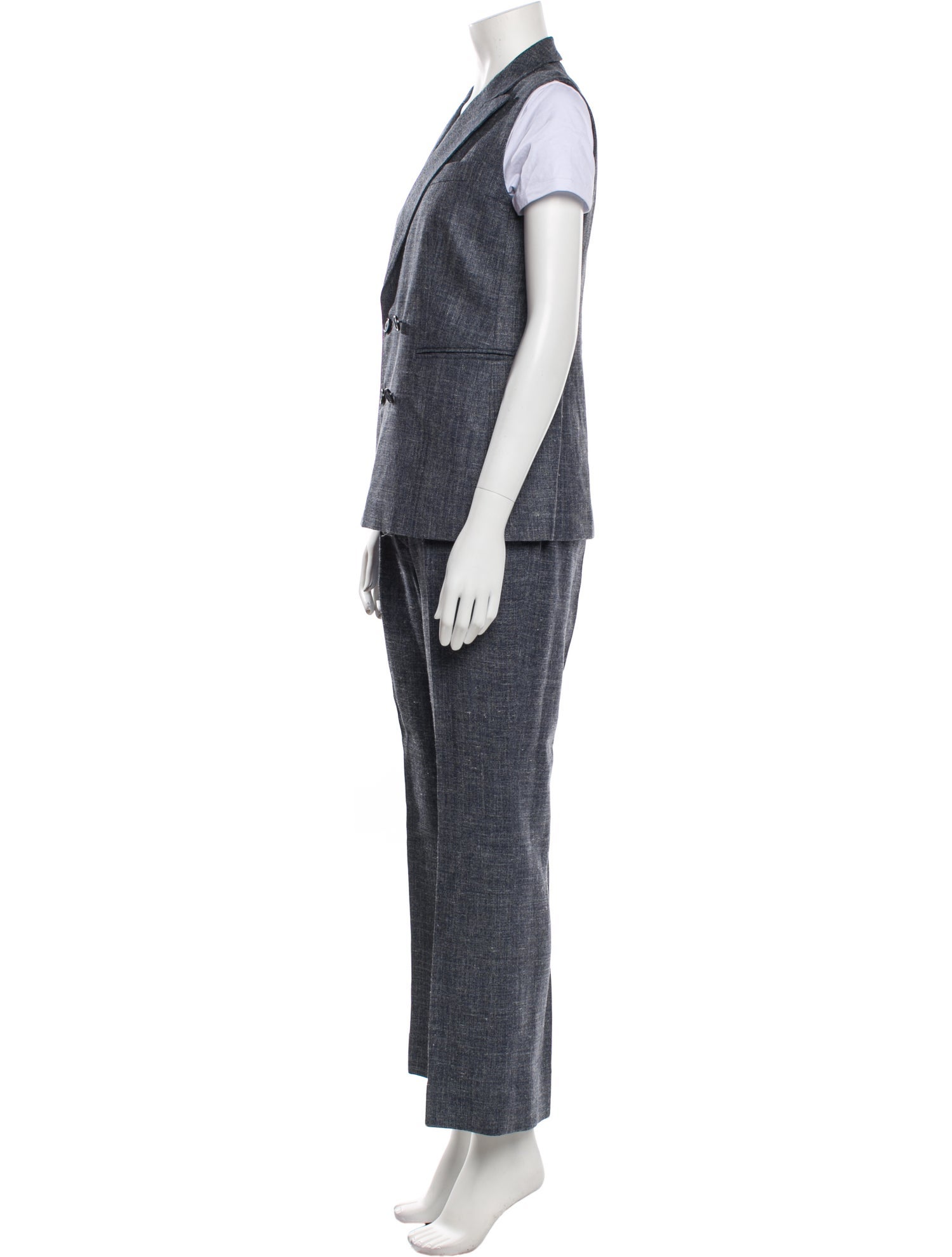 Max Mara Silk Pant Set