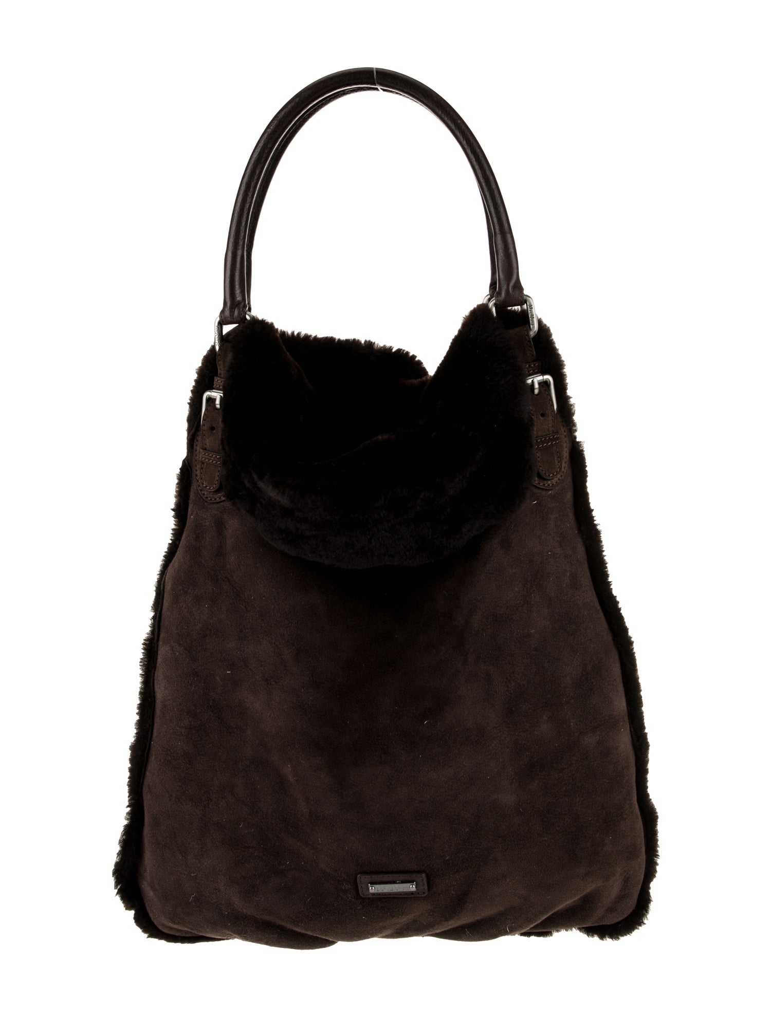 Max Mara Lamb Fur Hobo