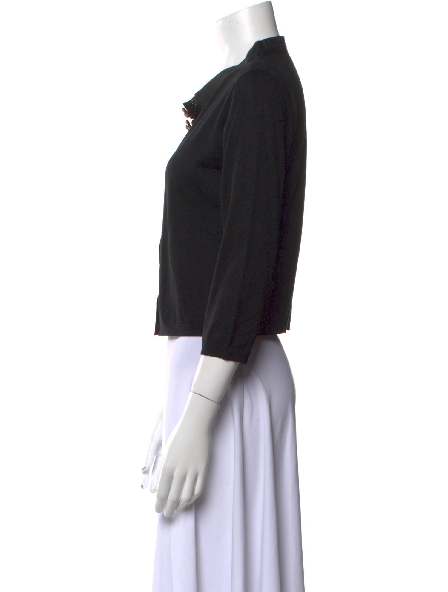 Max Mara Silk Crew Neck Sweater