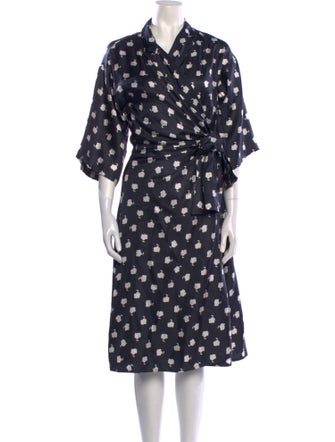 Max Mara Silk Midi Length Dress