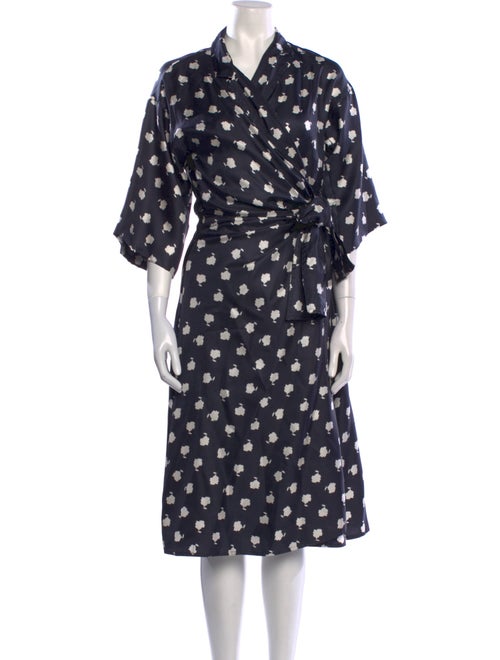 Max Mara Silk Midi Length Dress