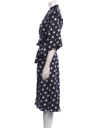 Max Mara Silk Midi Length Dress