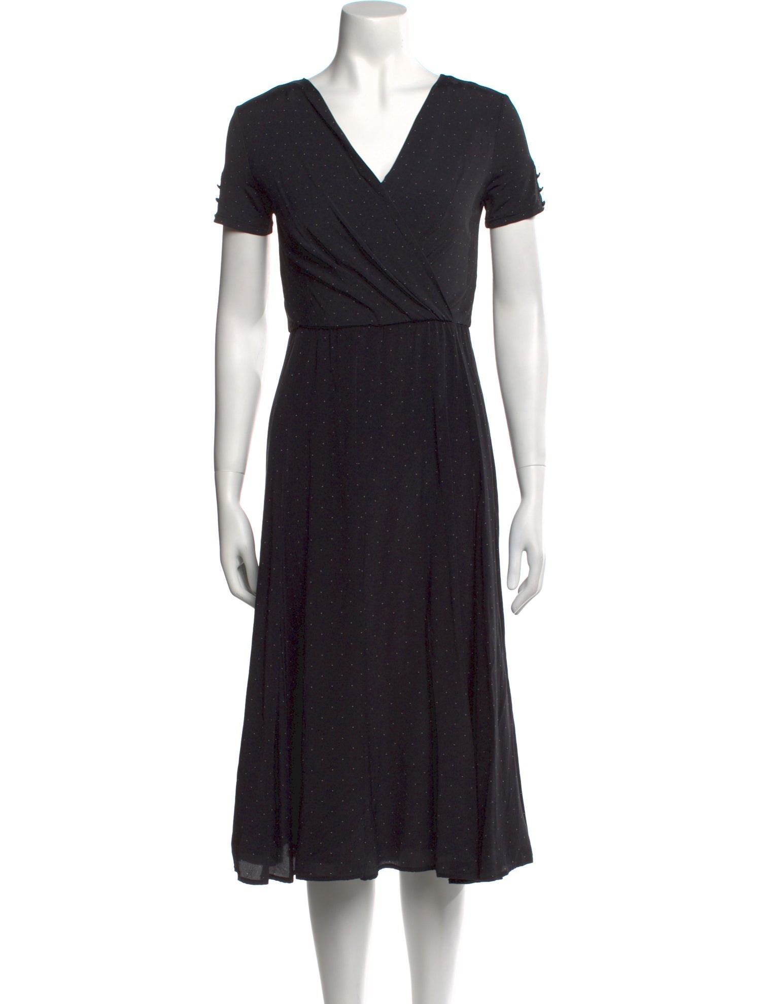 Max Mara V-Neck Midi Length Dress