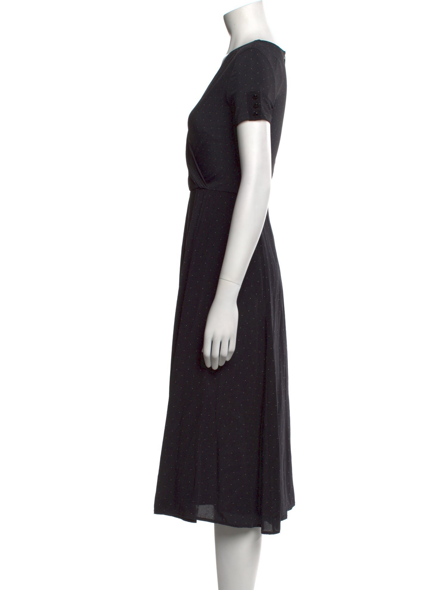 Max Mara V-Neck Midi Length Dress