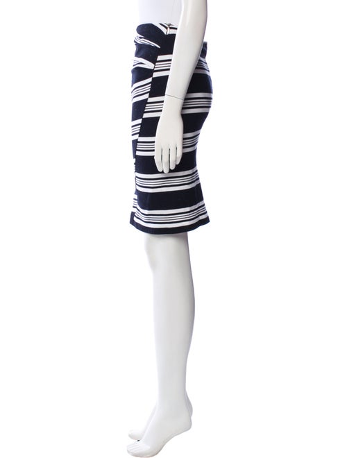 Max Mara Striped Knee-Length Skirt