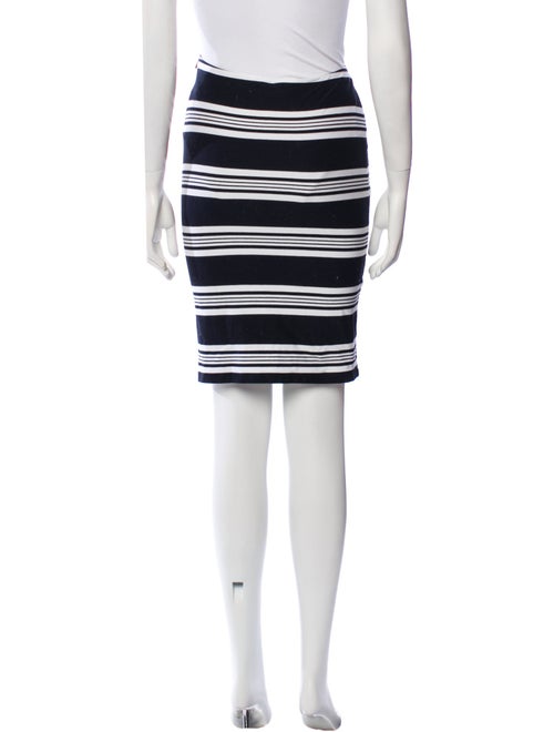 Max Mara Striped Knee-Length Skirt