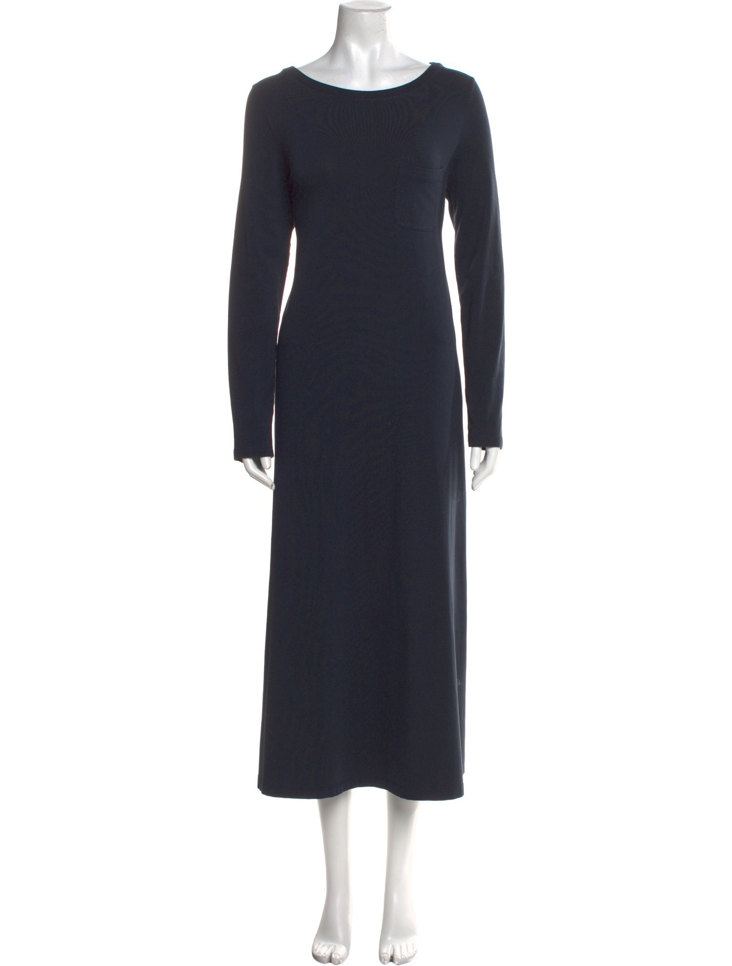 Max Mara Scoop Neck Long Dress