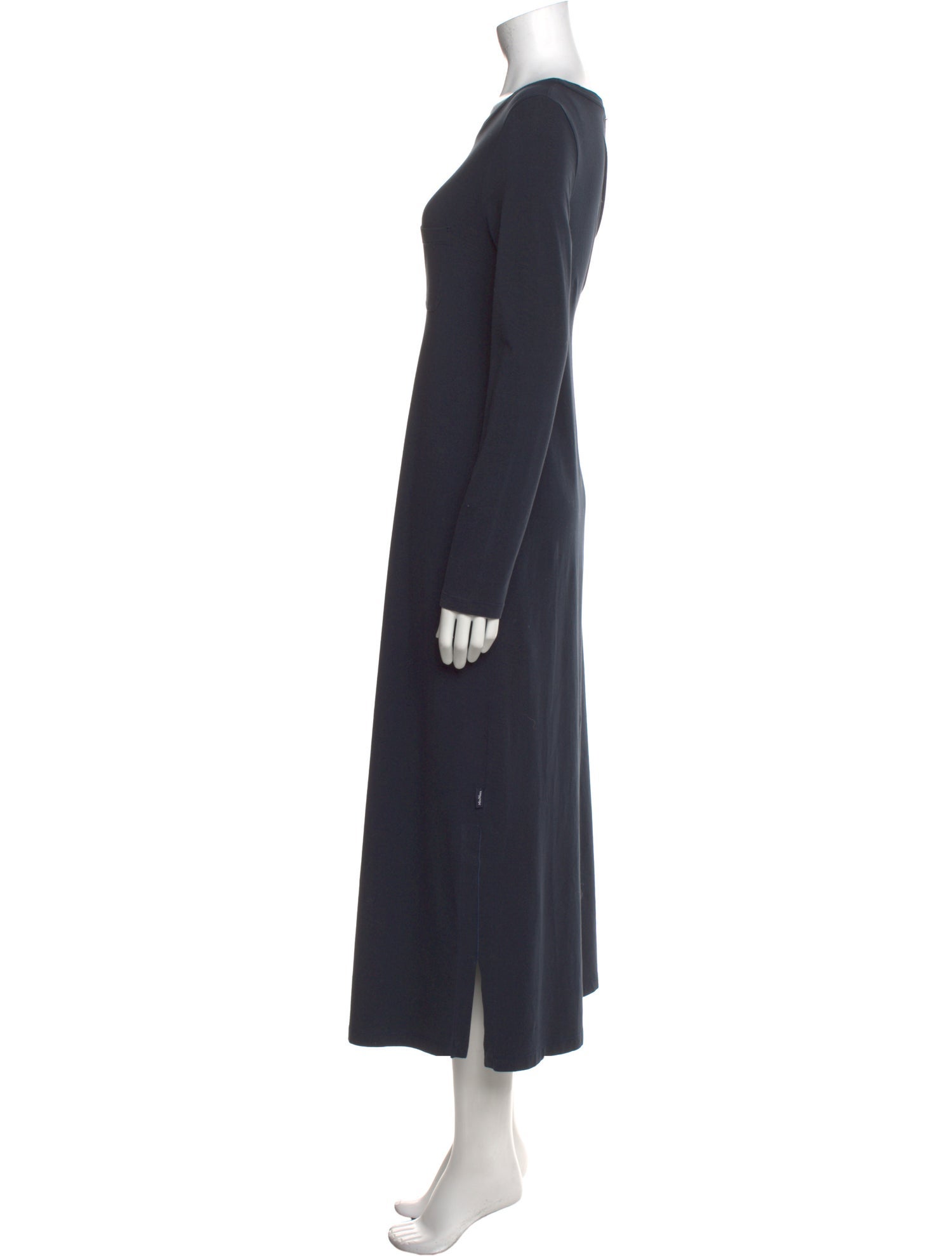 Max Mara Scoop Neck Long Dress