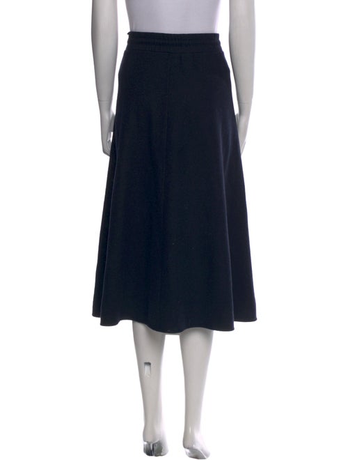 Max Mara Virgin Wool Midi Length Skirt