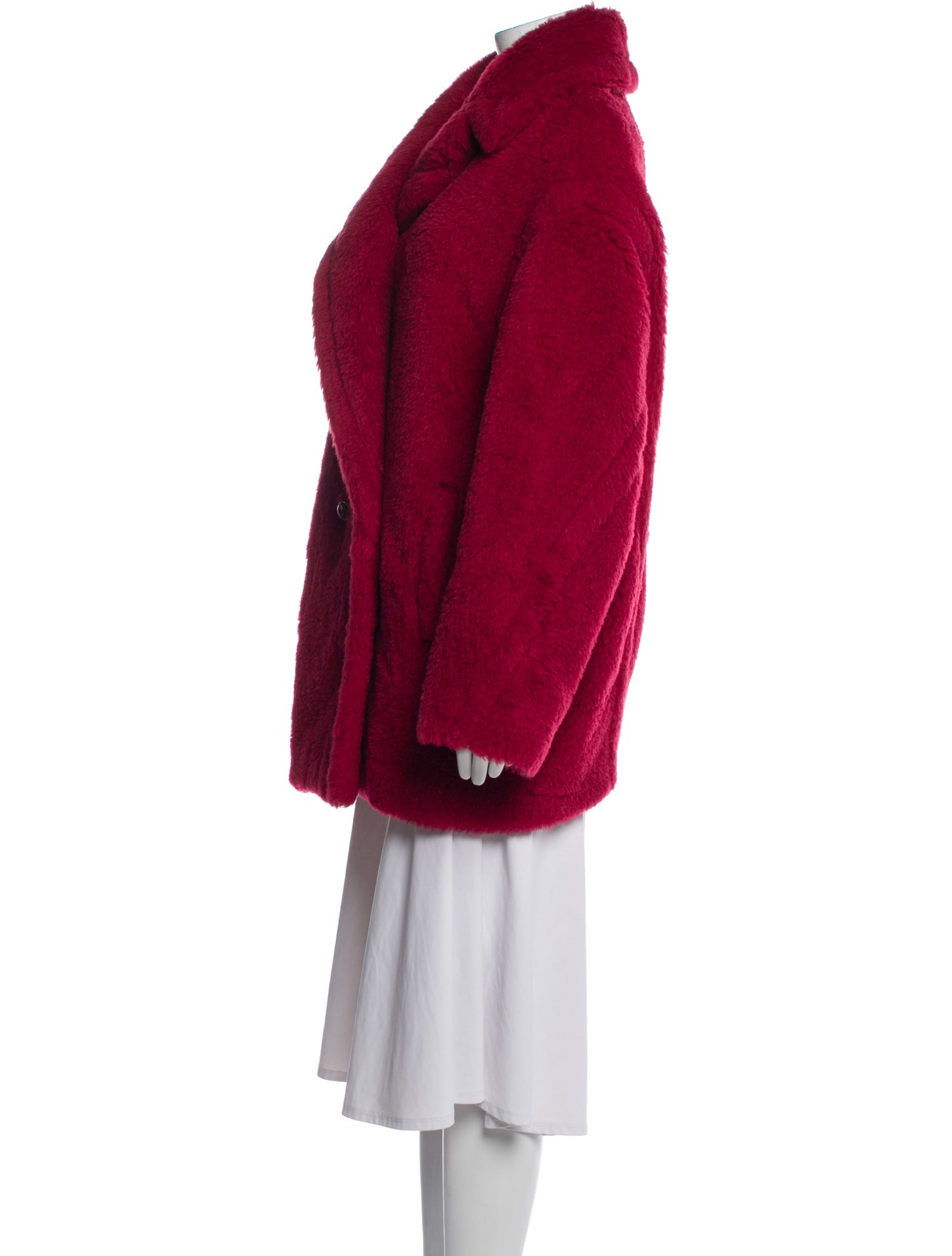 Max Mara Alpaca Faux Fur Coat