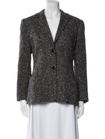 Max Mara Wool Printed Blazer