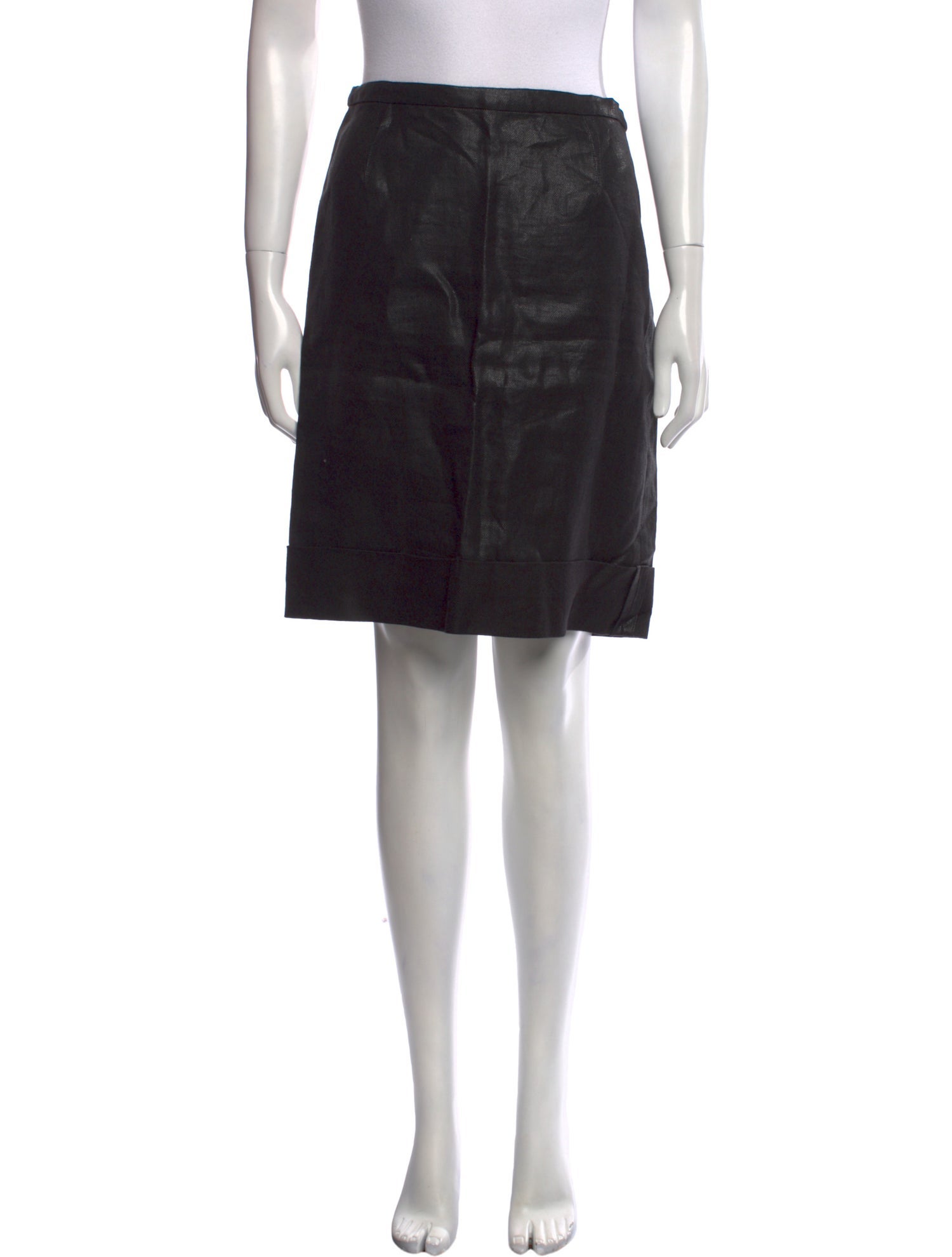 Max Mara Linen Knee-Length Skirt