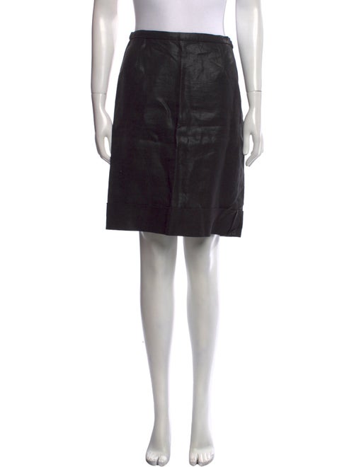 Max Mara Linen Knee-Length Skirt