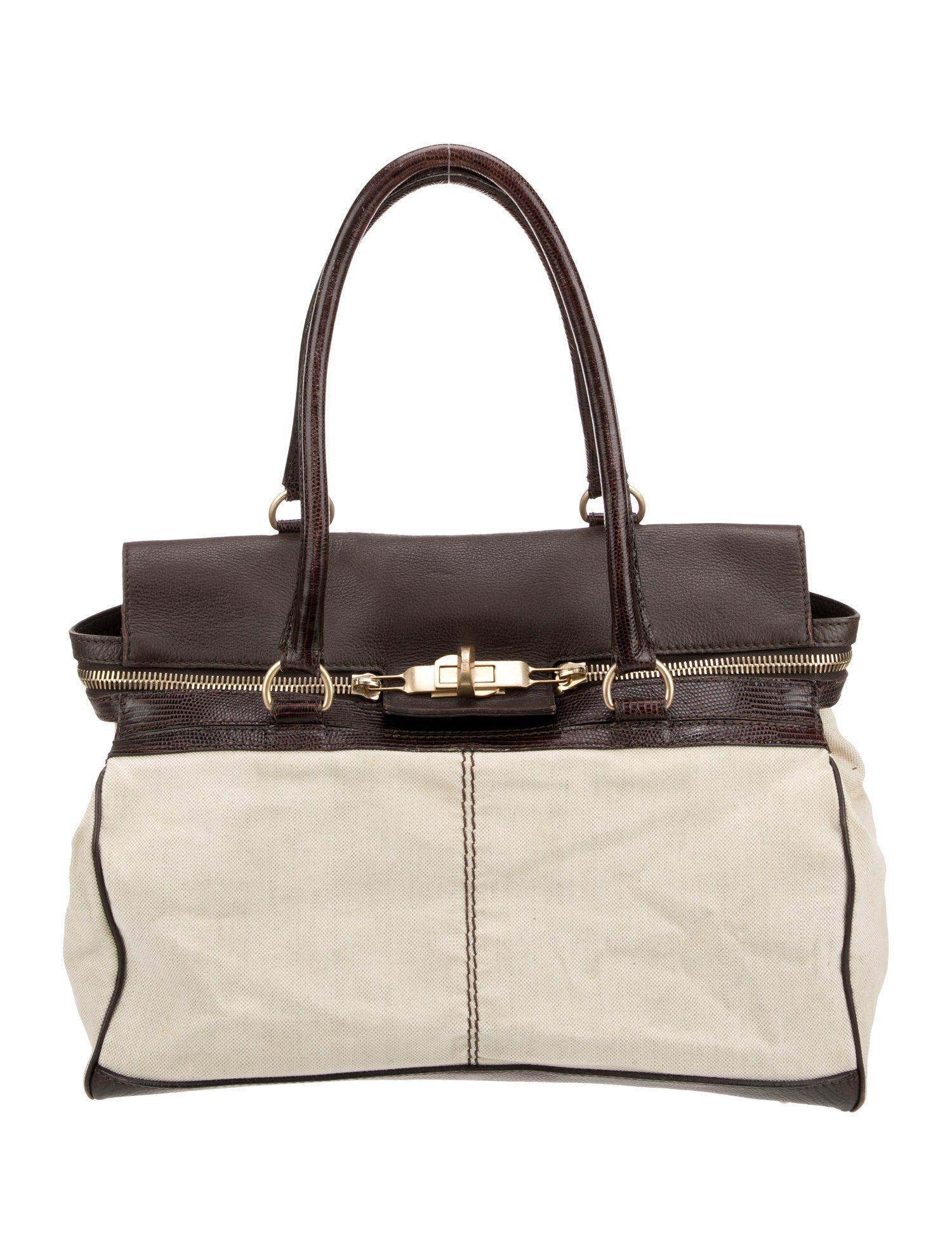 Max Mara Canvas Shoulder Bag
