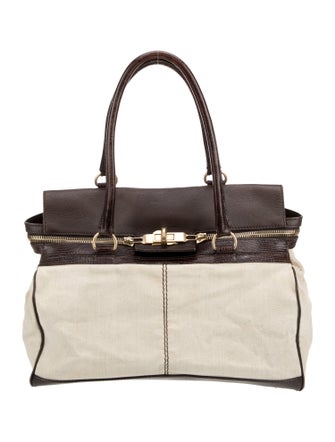 Max Mara Canvas Shoulder Bag