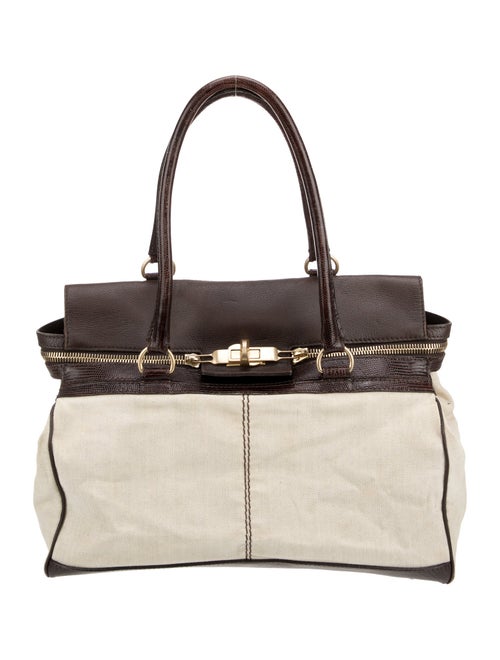 Max Mara Canvas Shoulder Bag