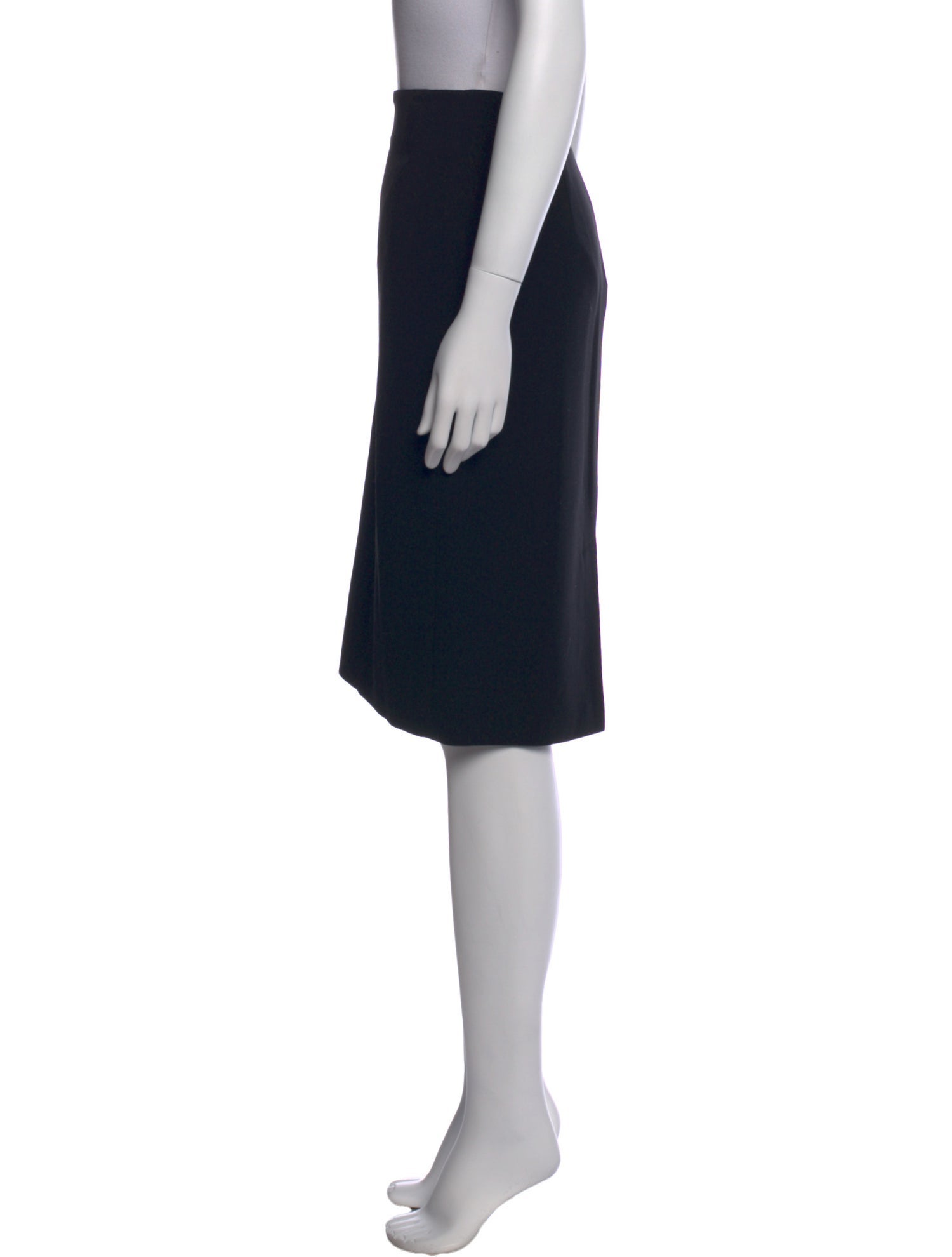 Max Mara Virgin Wool Knee-Length Skirt