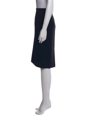 Max Mara Virgin Wool Knee-Length Skirt