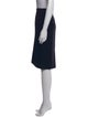 Max Mara Virgin Wool Knee-Length Skirt