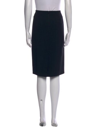 Max Mara Virgin Wool Knee-Length Skirt