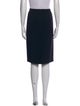 Max Mara Virgin Wool Knee-Length Skirt