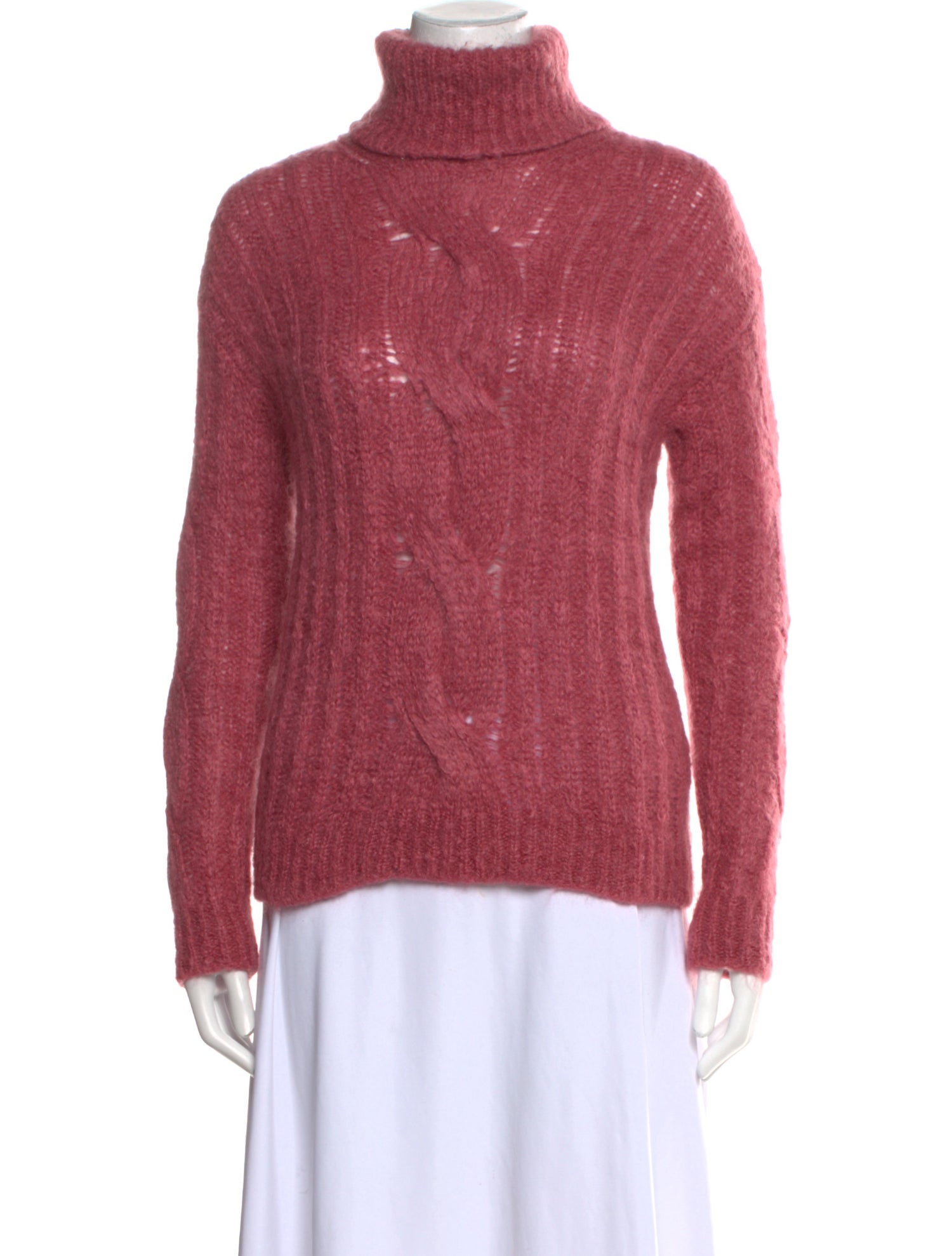 Max Mara Mohair Turtleneck Sweater