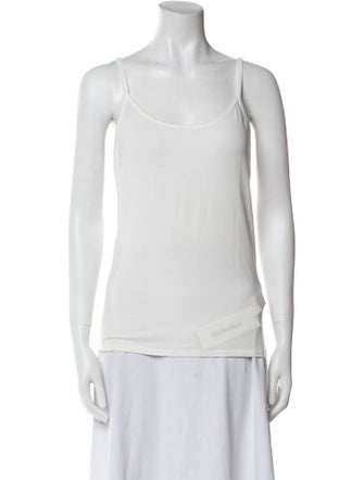 Max Mara Scoop Neck Sleeveless Top